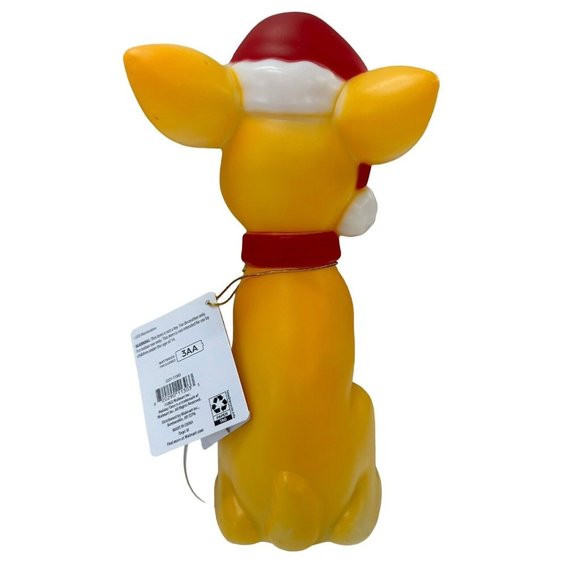 Holiday Time Indoor 11 Inch Christmas Reindeer Table Top Light Up Blow Mold NEW! - Picture 3 of 7